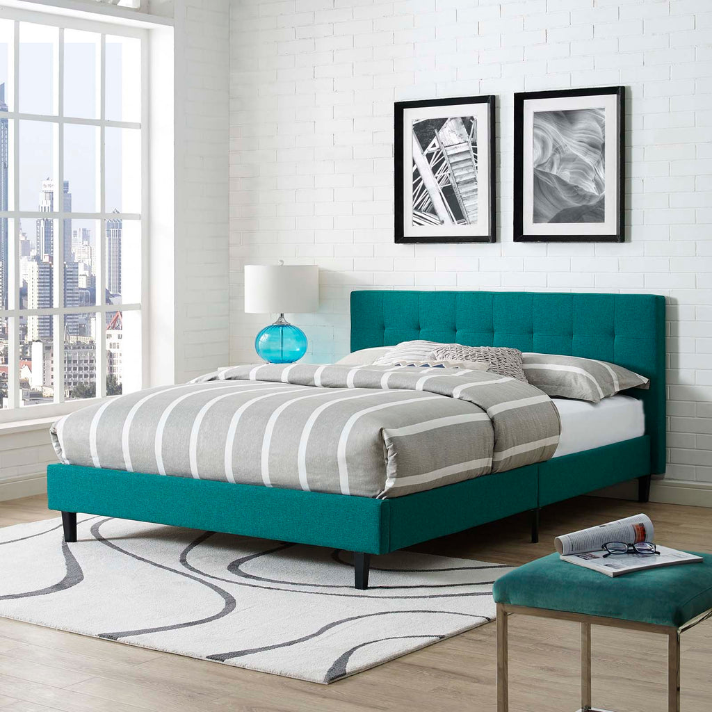 Linnea Full Bed in Teal