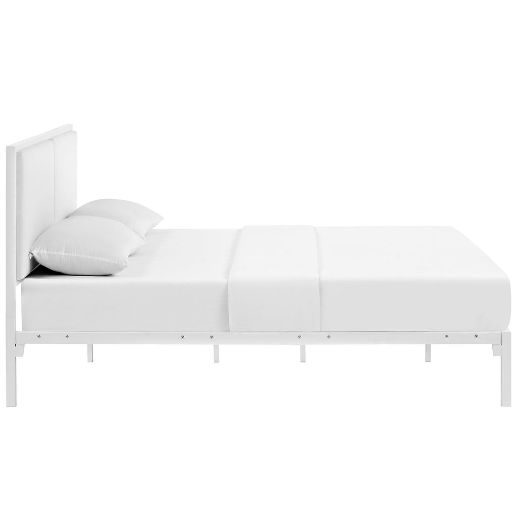 Della King Vinyl Bed