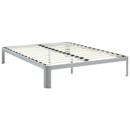 Corinne Queen Bed Frame in Gray