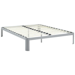 Corinne King Bed Frame in Gray