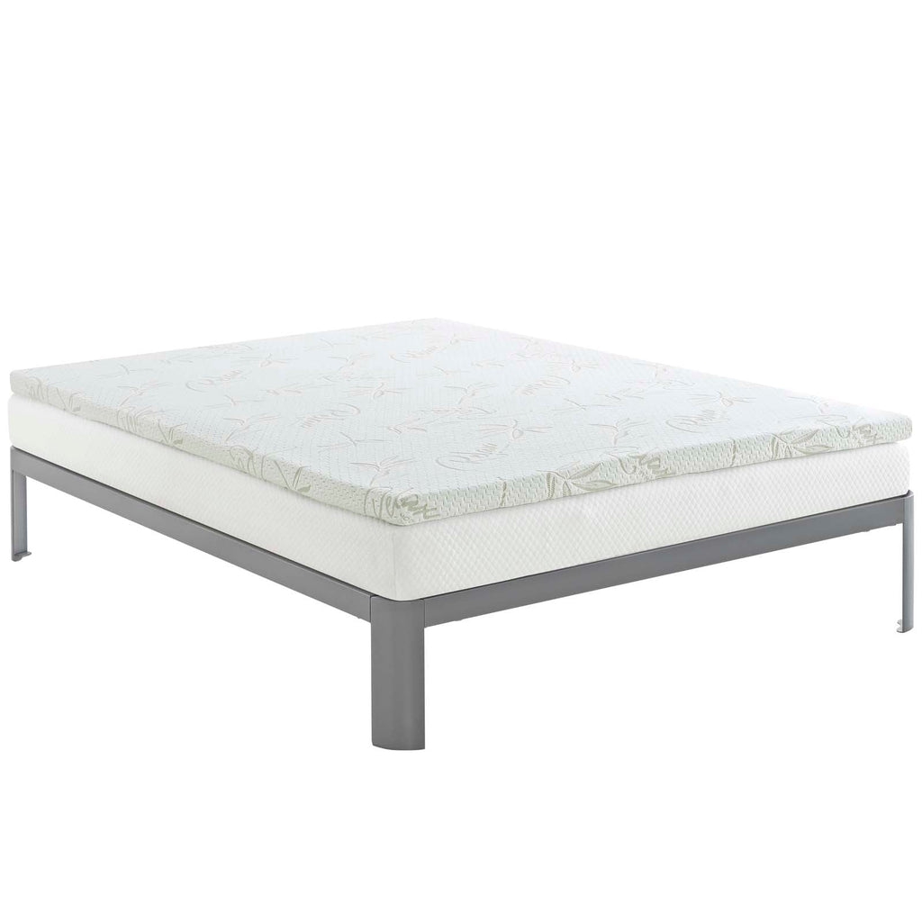 Relax Full 2" Gel Memory Foam Mattress Topper