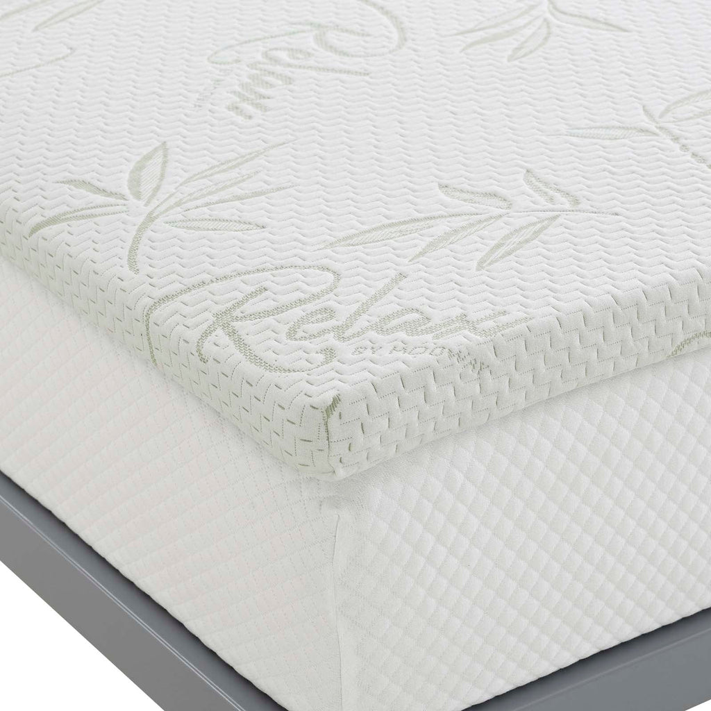 Relax Full 2" Gel Memory Foam Mattress Topper