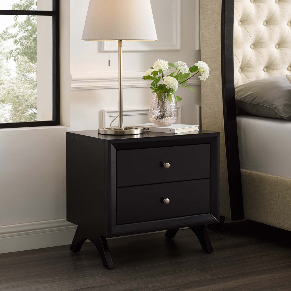 Providence Nightstand or End Table in Cappuccino