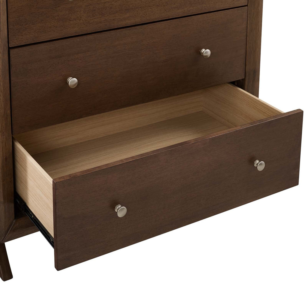 Providence Five-Drawer Chest or Stand in Walnut