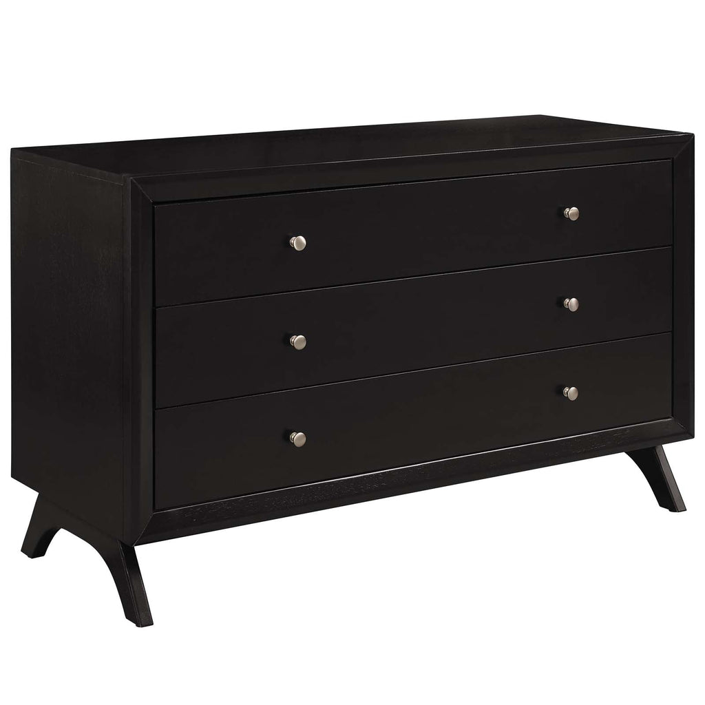 Providence Three-Drawer Dresser or Stand in Cappuccino