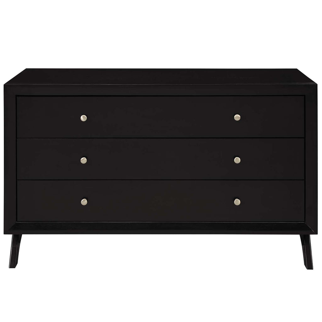 Providence Three-Drawer Dresser or Stand in Cappuccino