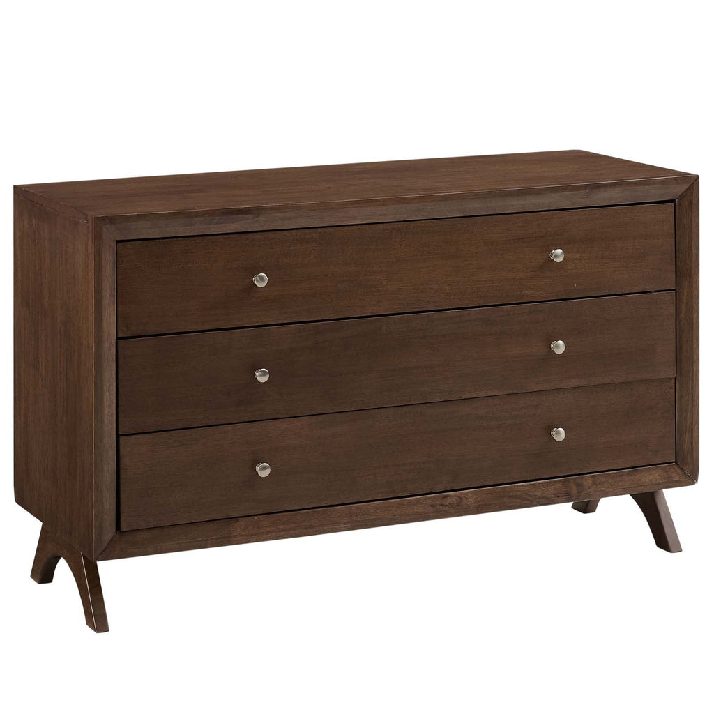 Providence Three-Drawer Dresser or Stand in Walnut