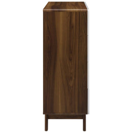 Origin Four-Drawer Chest or Stand in Walnut White