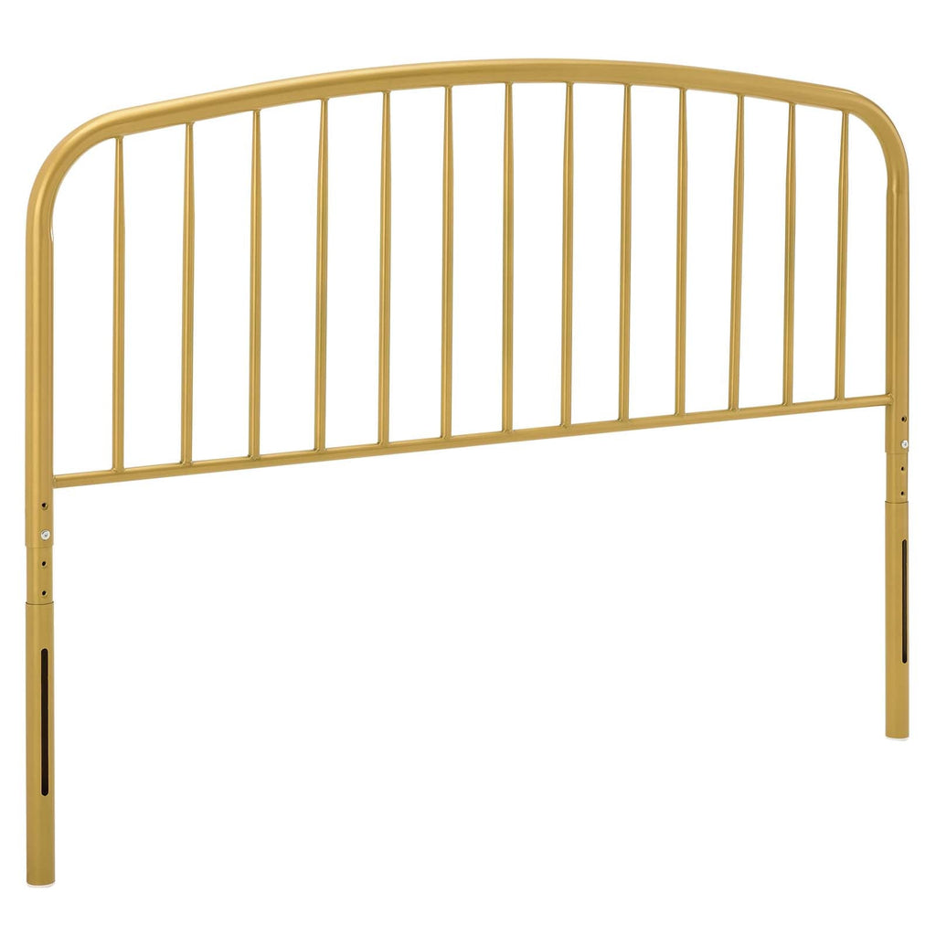 Nova Twin Metal Headboard in Gold