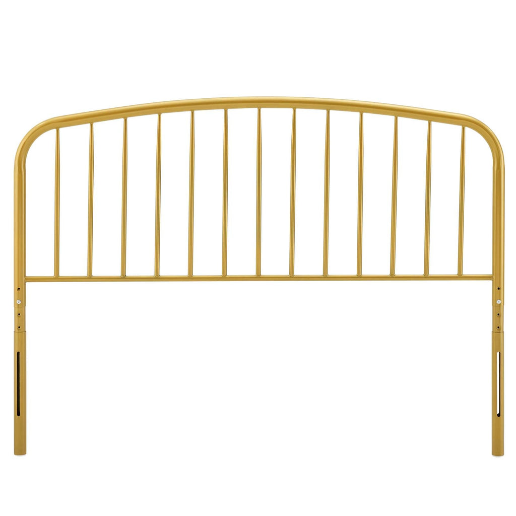 Nova Twin Metal Headboard in Gold