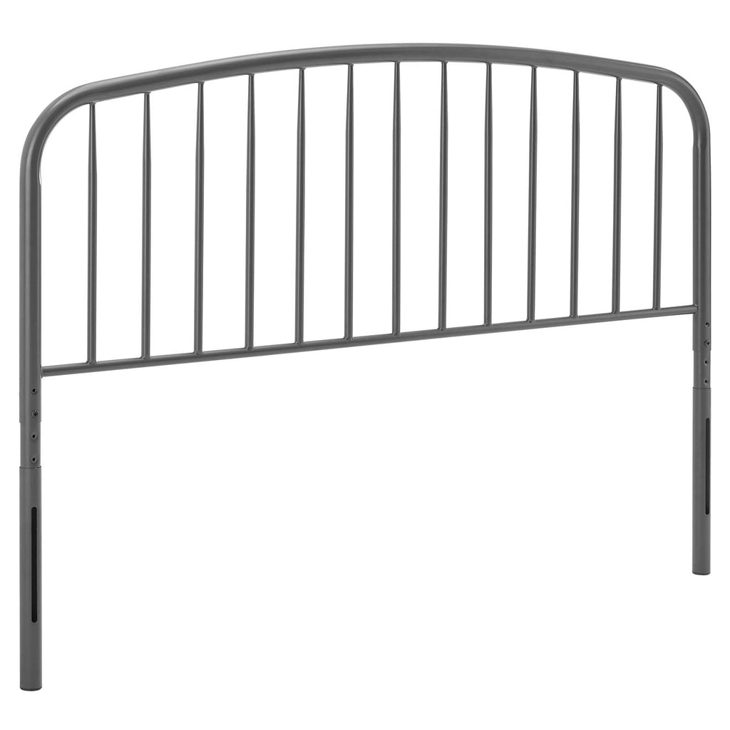 Nova Twin Metal Headboard in Gray