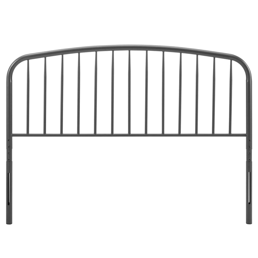 Nova Twin Metal Headboard in Gray