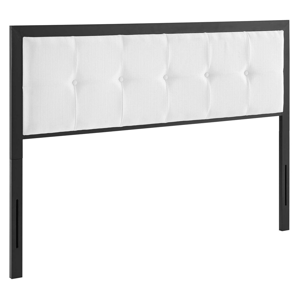 Teagan Tufted Full Headboard in Black White