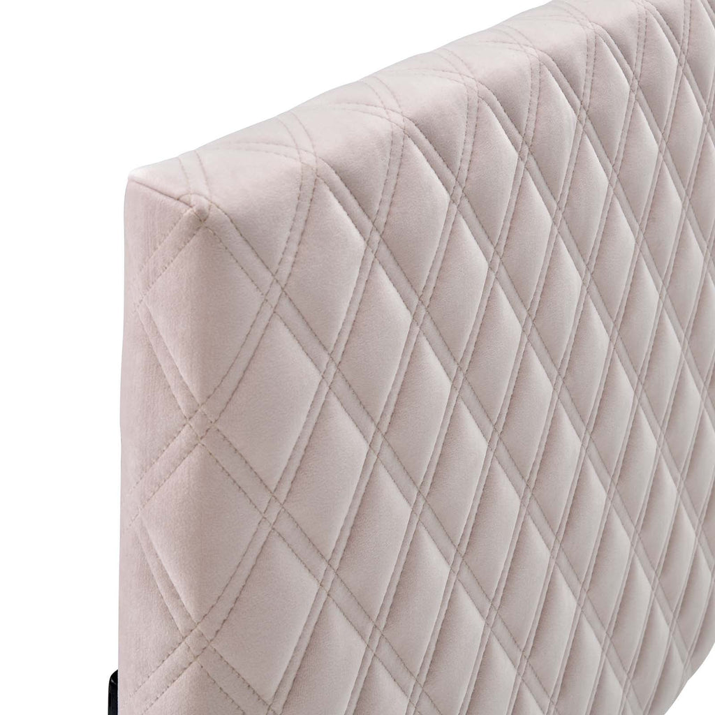 Angela Full/Queen Performance Velvet Headboard in Pink