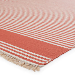 Vibe by Jaipur Living Strand Indoor/ Outdoor Striped Rust/ Beige Area Rug