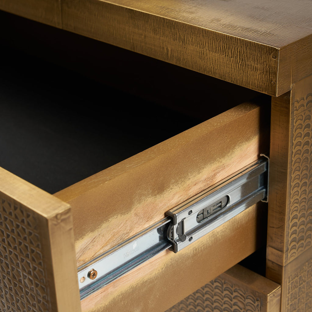 Mark 3-Drawer Side Table