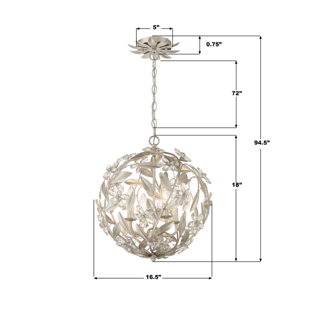 Marselle 4 Light Mini Pendant