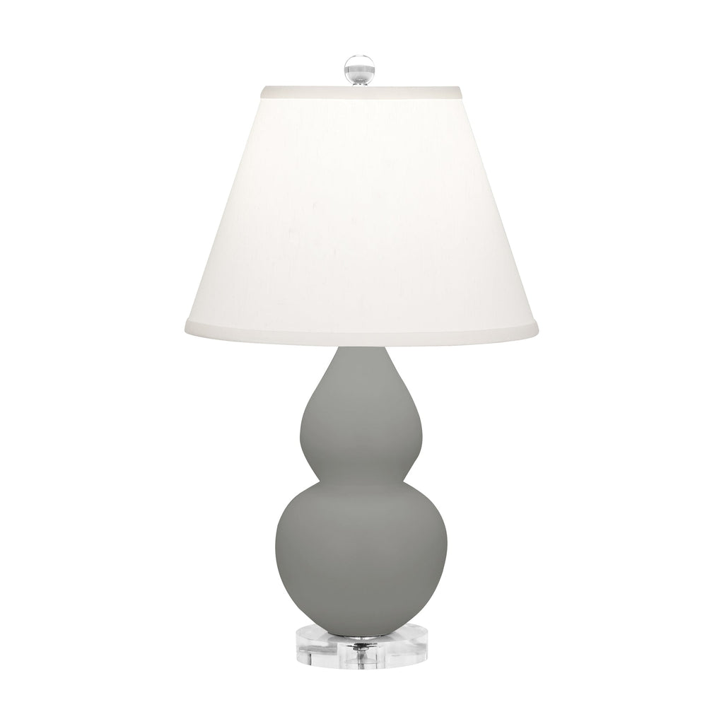 Matte Smoky Taupe Small Double Gourd Accent Lamp-Style Number MST53