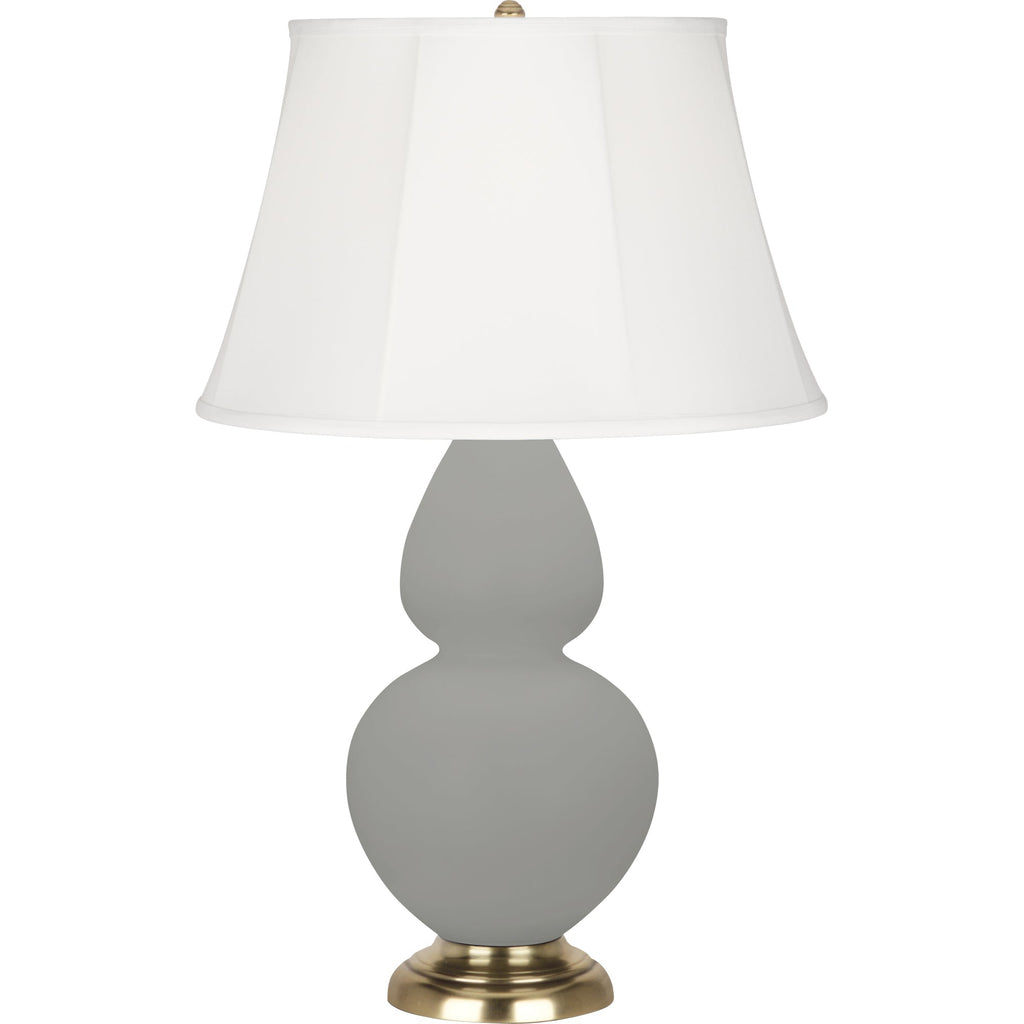 Matte Smoky Taupe Double Gourd Table Lamp-Style Number MST54