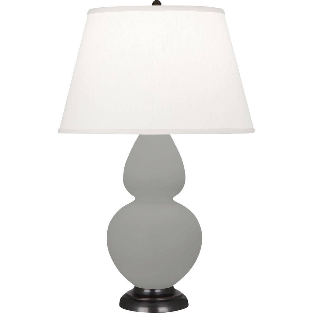 Matte Smoky Taupe Double Gourd Table Lamp-Style Number MST57