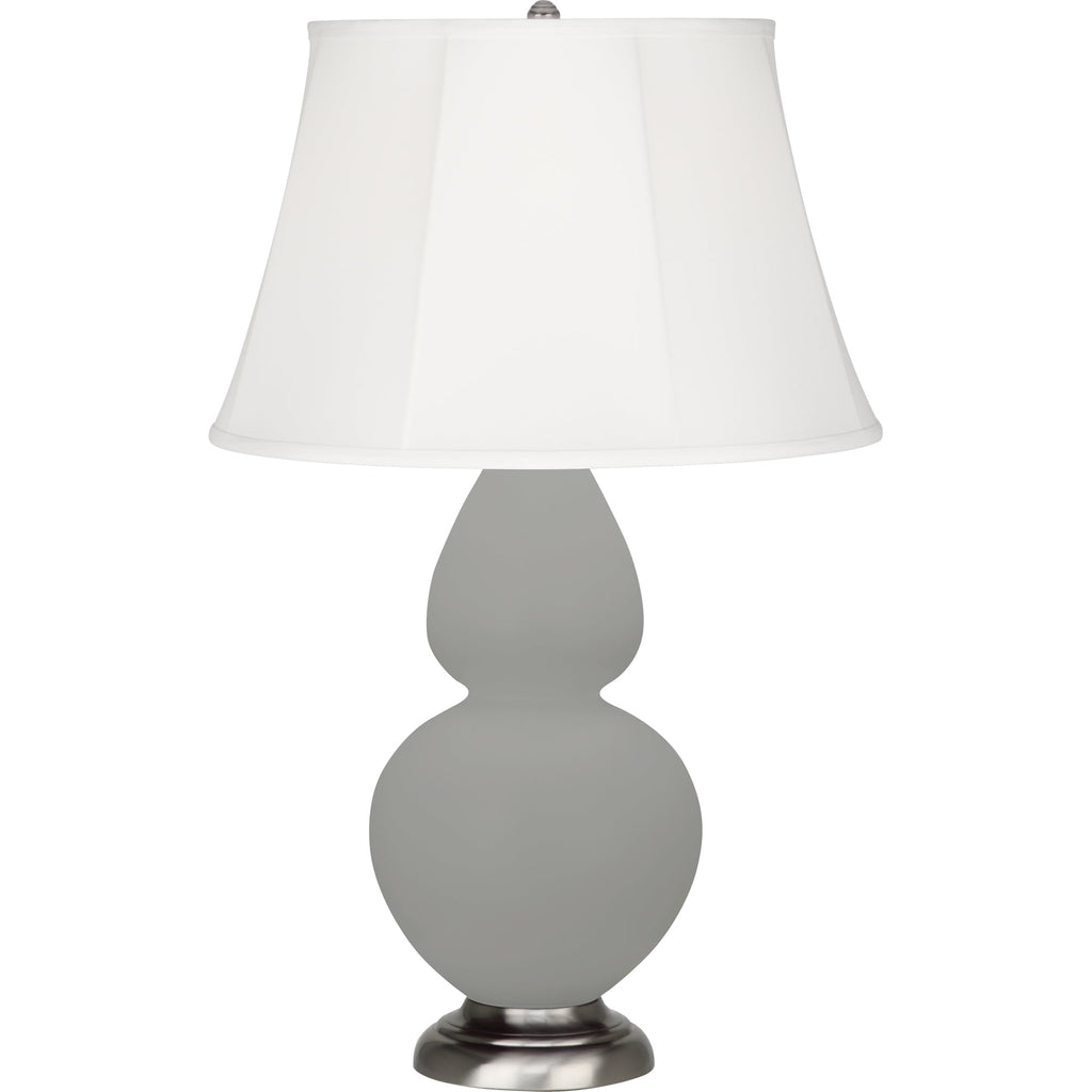 Matte Smoky Taupe Double Gourd Table Lamp-Style Number MST58