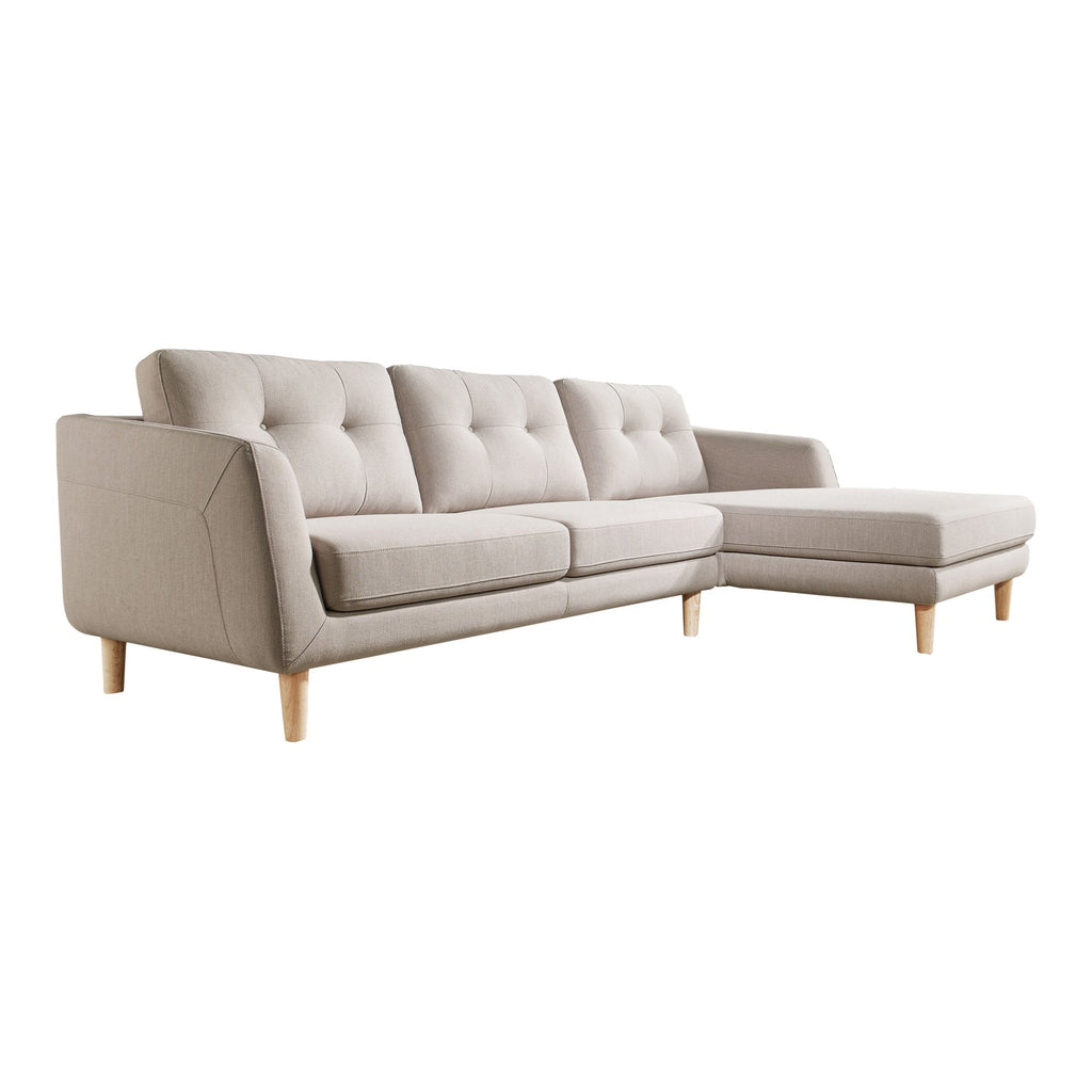 Corey Right Facing Sectional, Beige