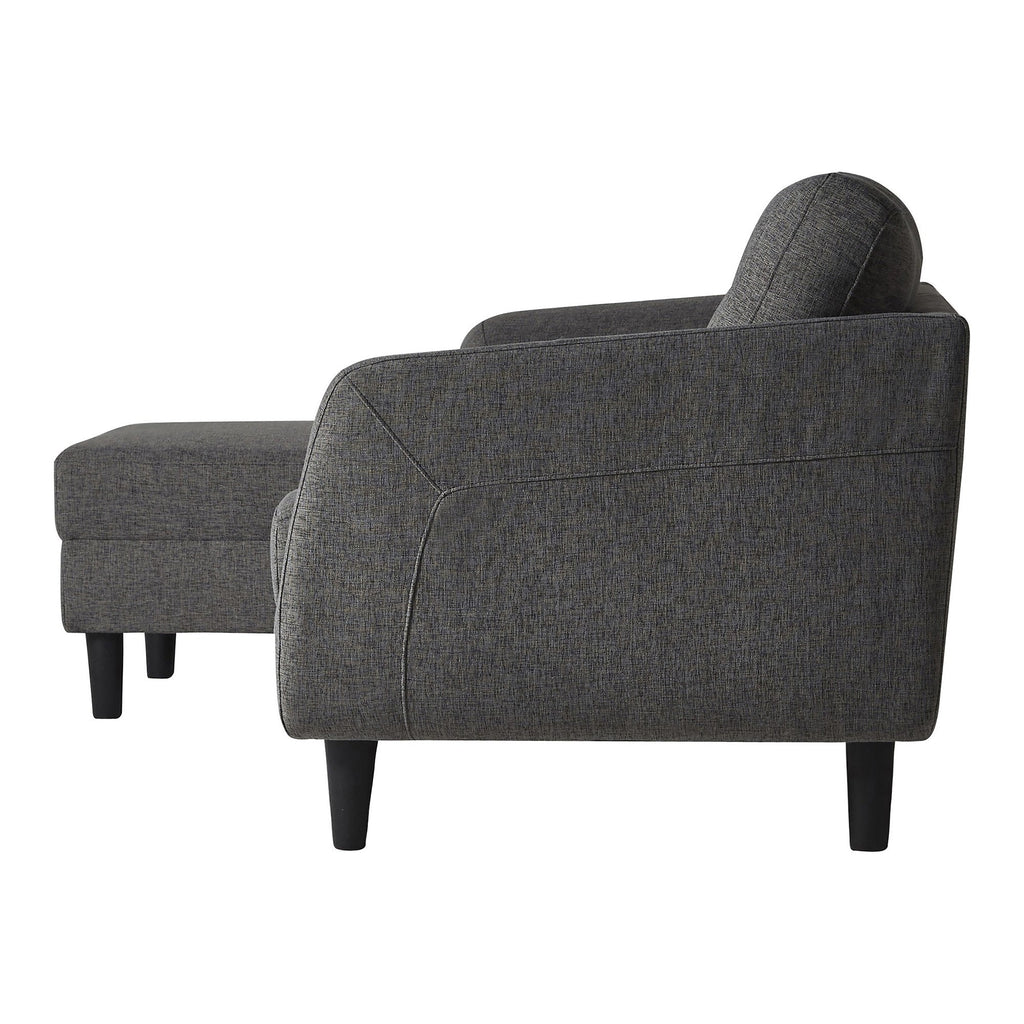 Belagio Left Facing Sofa Bed With Chaise, Grey