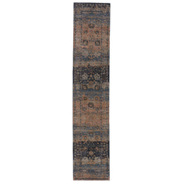 Vibe by Jaipur Living Caruso Oriental Blue/ Taupe Runner Rug