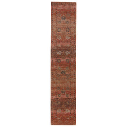 Vibe by Jaipur Living Caruso Oriental Pink/ Rust Runner Rug