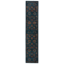 Vibe by Jaipur Living Milana Oriental Blue/ Blush Runner Rug