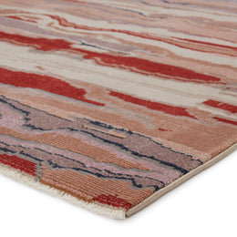 Vibe by Jaipur Living Jolene Abstract Pink/ Red Runner Rug