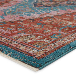 Vibe by Jaipur Living Marielle Medallion Rust/ Teal Runner Rug