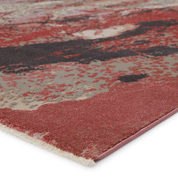 Vibe by Jaipur Living Emeline Abstract Pink/ Red Runner Rug