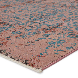 Vibe by Jaipur Living Zea Trellis Pink/ Teal Runner Rug