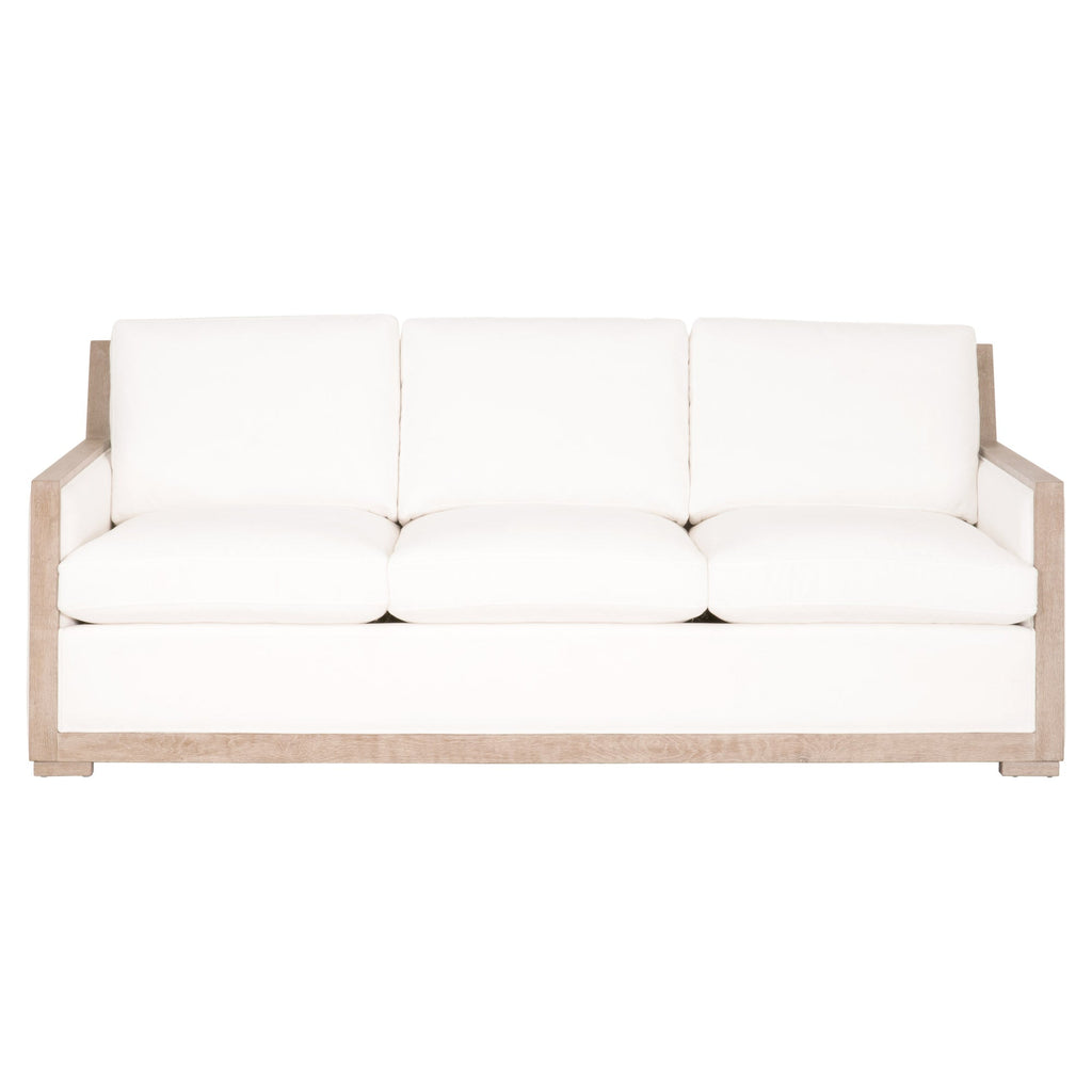 Manhattan 85" Wood Trim Sofa
