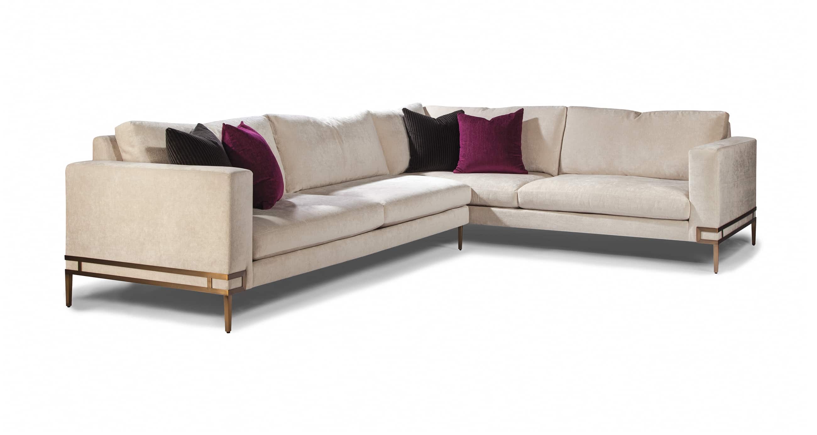 Manolo Section In Beige Fabric With Bronze Legs