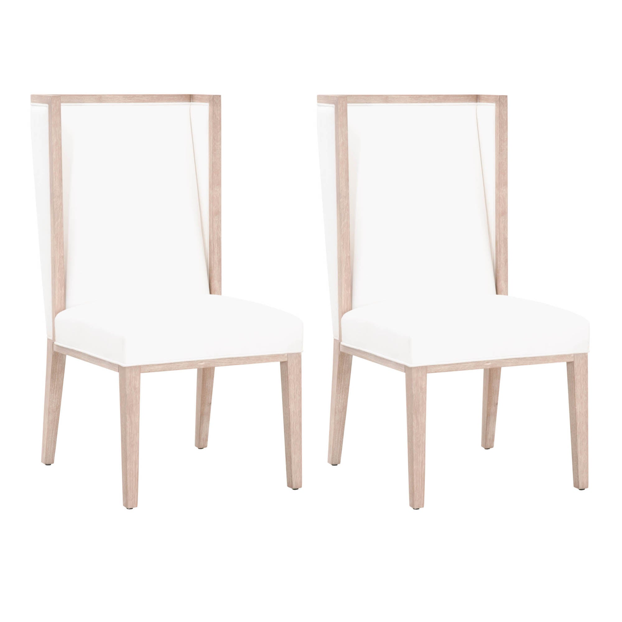 Martin Wing Chair, Set of 2, Pearl