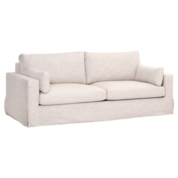 Maxwell 89" Sofa, Bisque French Linen