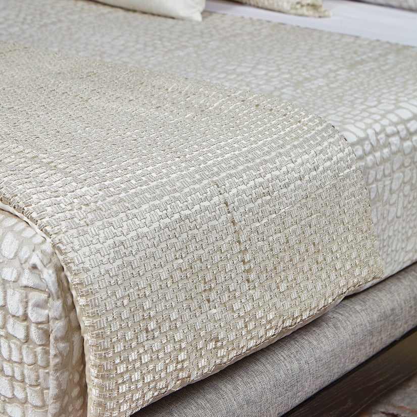 Metallic Mosaic Throw