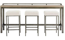 Mitchell Console Table with 3 Stools