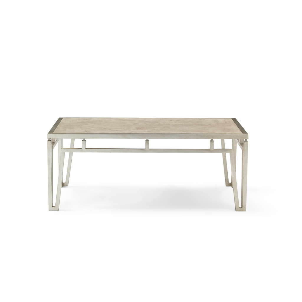 Modern Coffee Table, Silver