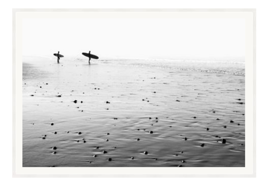 Morning Surf By Enric Gener On Rag Paper, Large