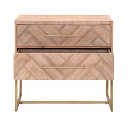 Mosaic 2-Drawer Nightstand