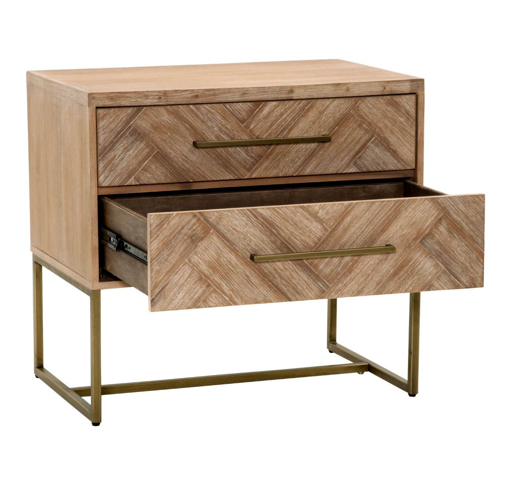 Mosaic 2-Drawer Nightstand