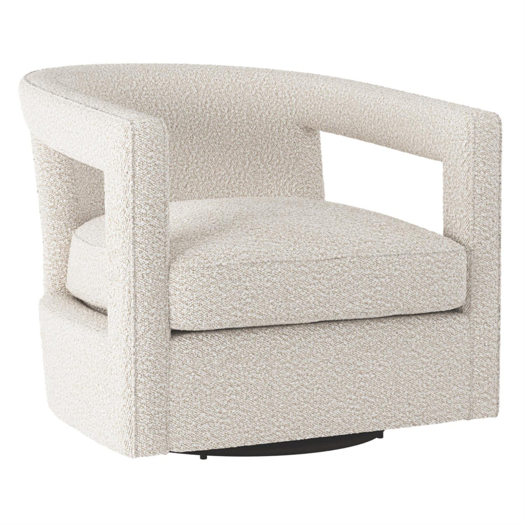 Alana Fabric Swivel Chair Without Nails