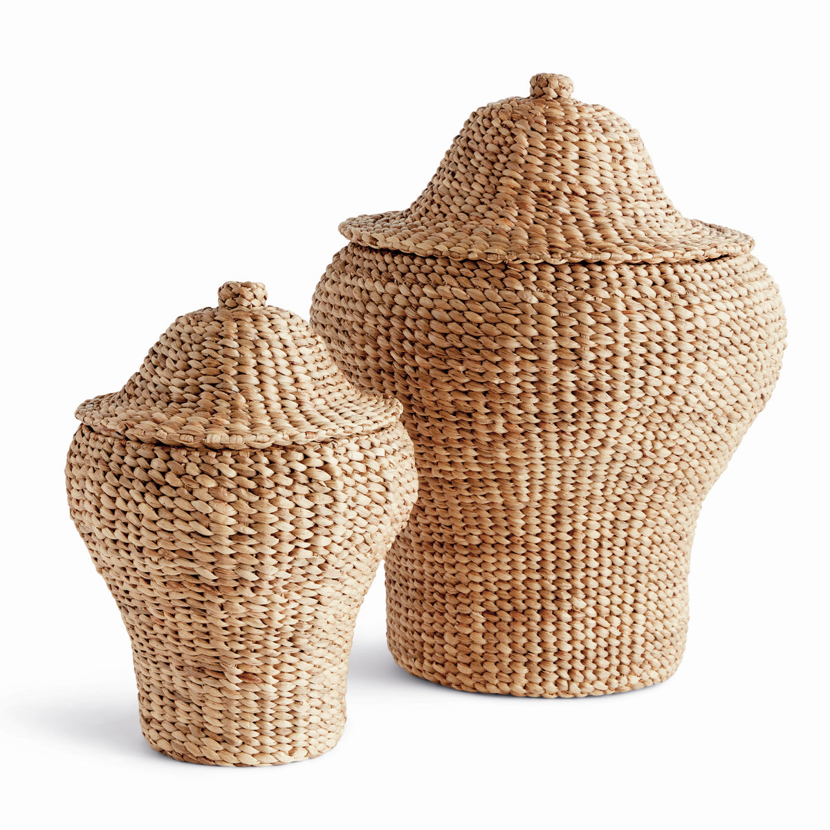 Touchdown Jar Water Hyacinth Ginger Jars, Set Of 2