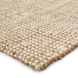 Jaipur Living Mayen Natural Solid White/ Tan Runner Rug