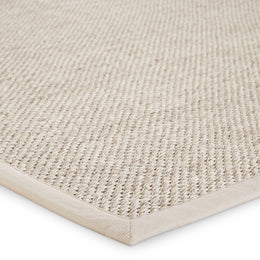 Jaipur Living Naples Natural Solid Beige/ Ivory Runner Rug