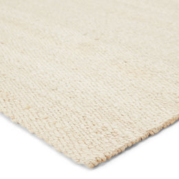 Jaipur Living Hutton Natural Solid White Runner Rug