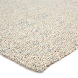 Jaipur Living Bluffton Natural Solid Ivory/ Blue Area Rug